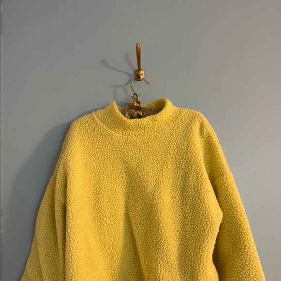 Fun yellow GAP mockneck top/sweatshirt  size M - Picture 2 of 6